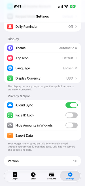 Your data stays yours
